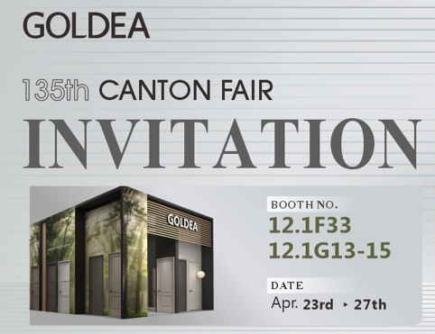 Goldea door attend the 135th Canton fair