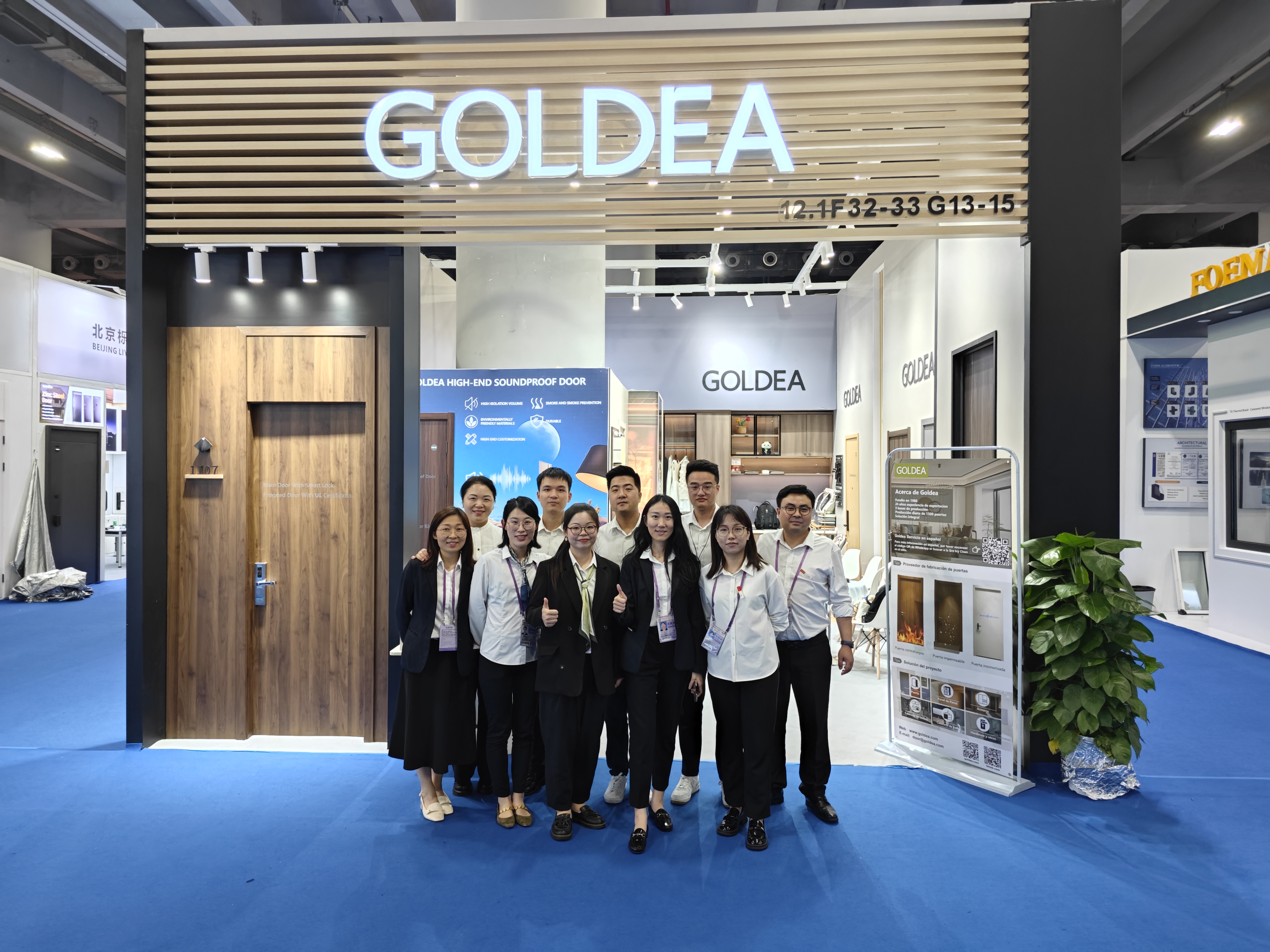 Goldea Doors Shines at Canton Fair with $3M On-Site Order! ——24 Years of Export Excellence, Whole-House Solutions Go Global
